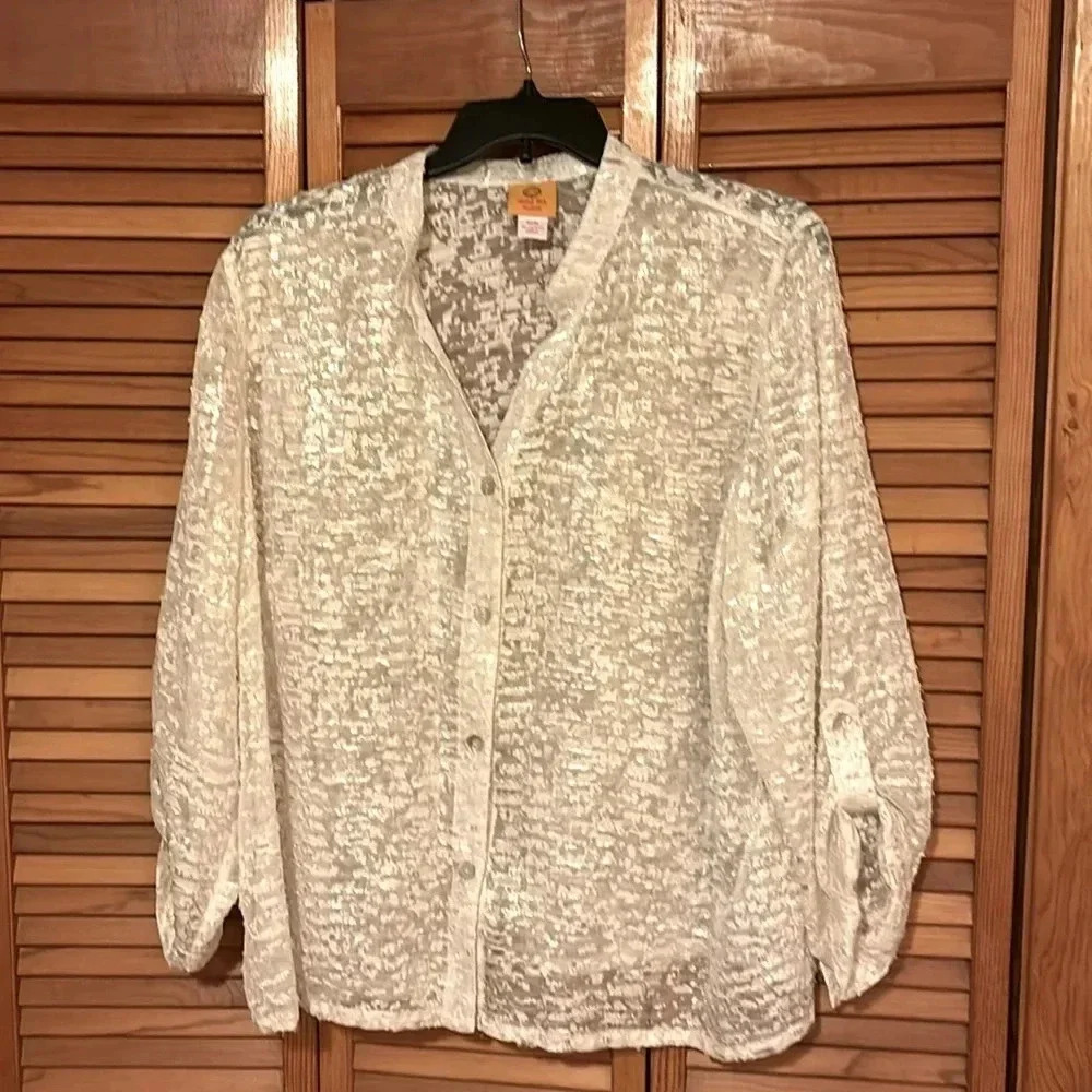 Ruby Road Golden Shimmer Top